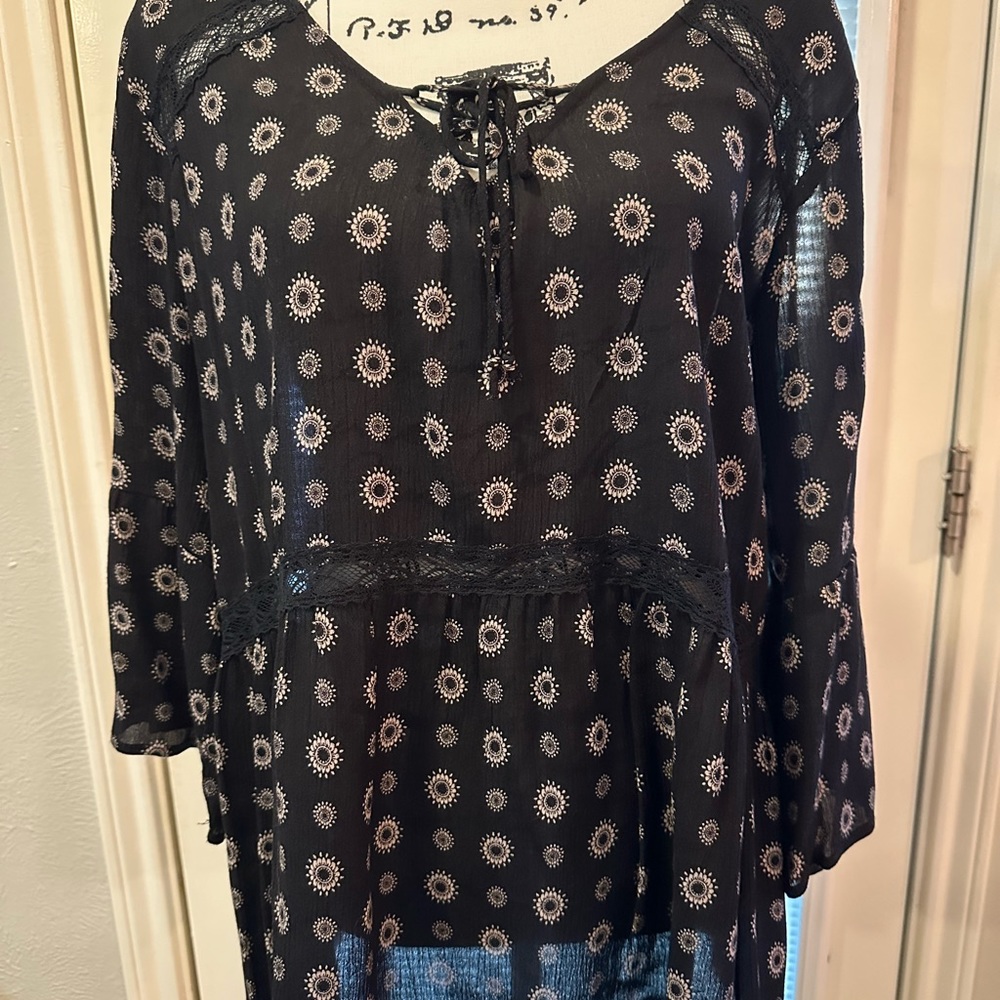 ✨EUC Mossimo BOHO Style Blouse XXL Juniors✨